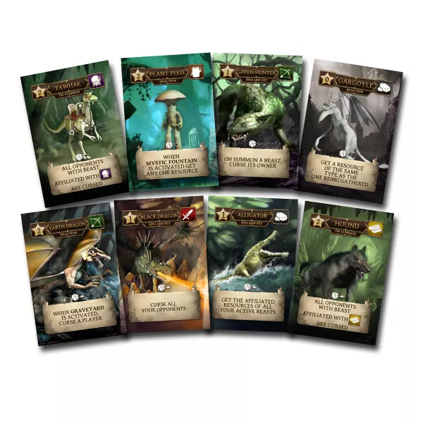Nocturion Vesuvius Media Game Cards