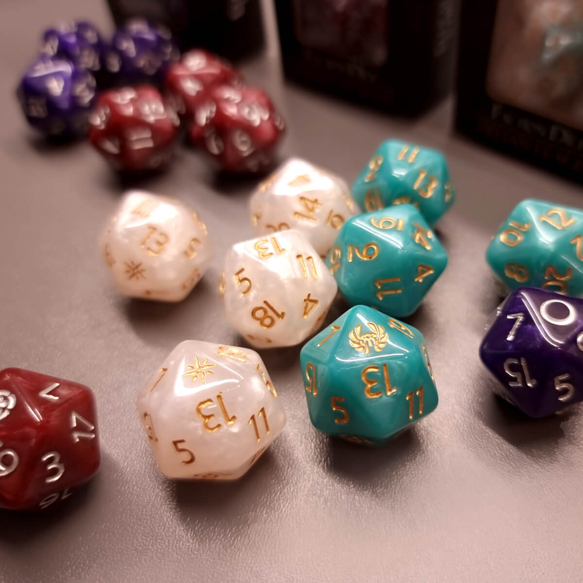 Eldfall Chronicles Miniature Board Game Dice Set