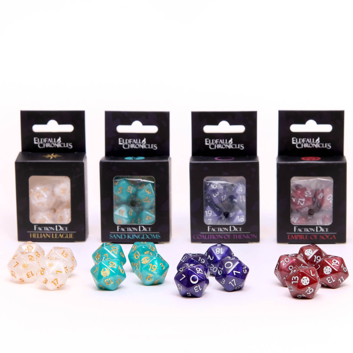 Eldfall Chronicles Miniature Board Game Dice Set