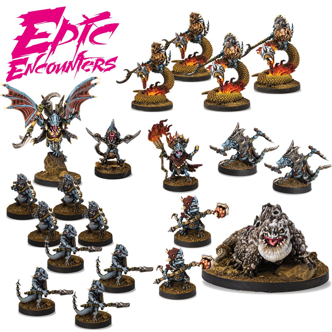 Epic Encounters- Shrine of the Kobold Queen Painted Components