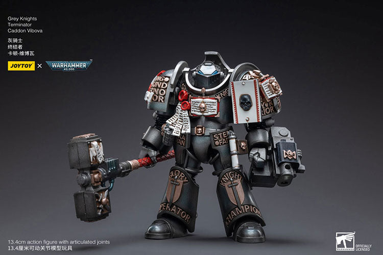 Grey Knights: Nemesis Dreadknight with Caddon Vibova Action Figure