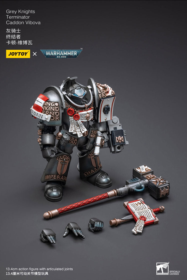 Grey Knights: Nemesis Dreadknight with Caddon Vibova Action Figure