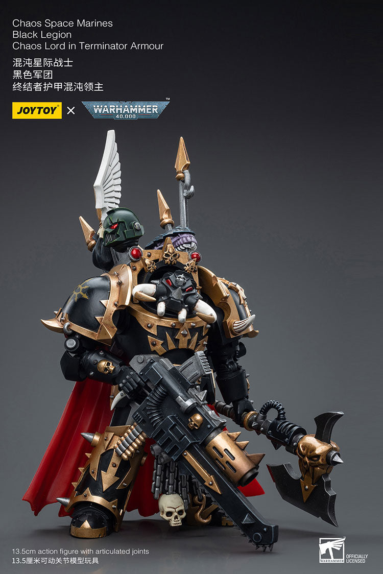 Chaos Space Marines: Black Legion - Chaos Lord in Terminator Armour