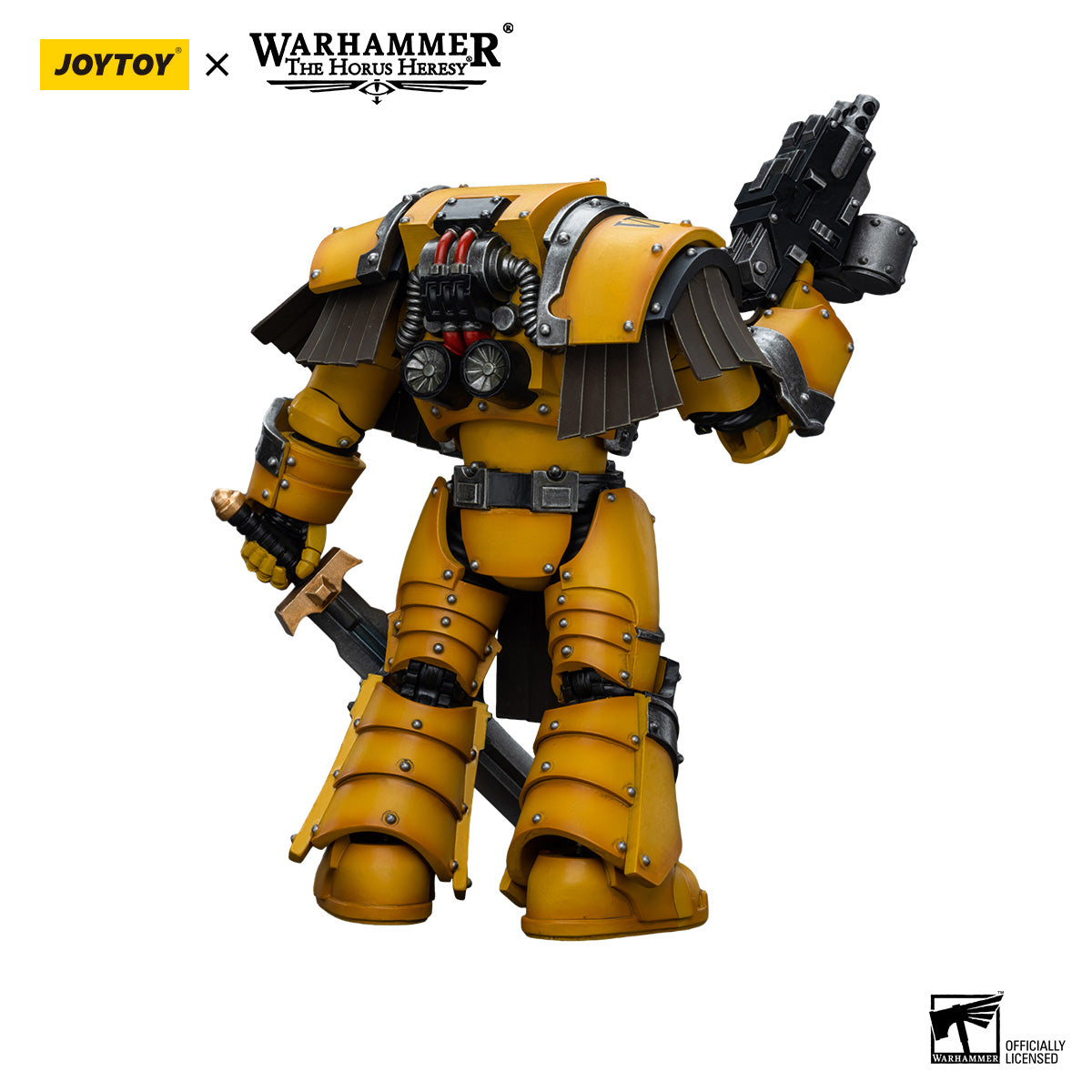 Imperial Fists Legion Cataphractii Terminator Squad Legion Cataphractii Sergeant with Power Sword