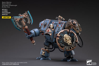 Space Marines Space Wolves Venerable Dreadnought Brother Hvor