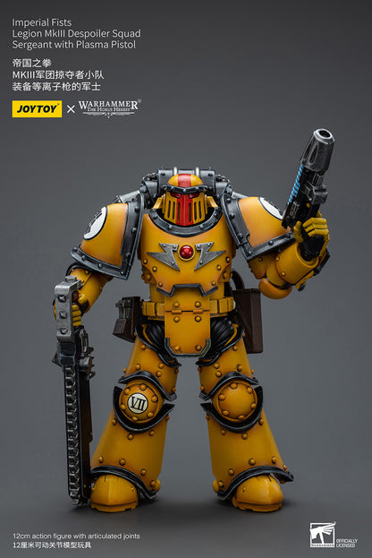 Imperial Fists: Legion MkIII Despoiler Squad - Sergeant with Plasma Pistol