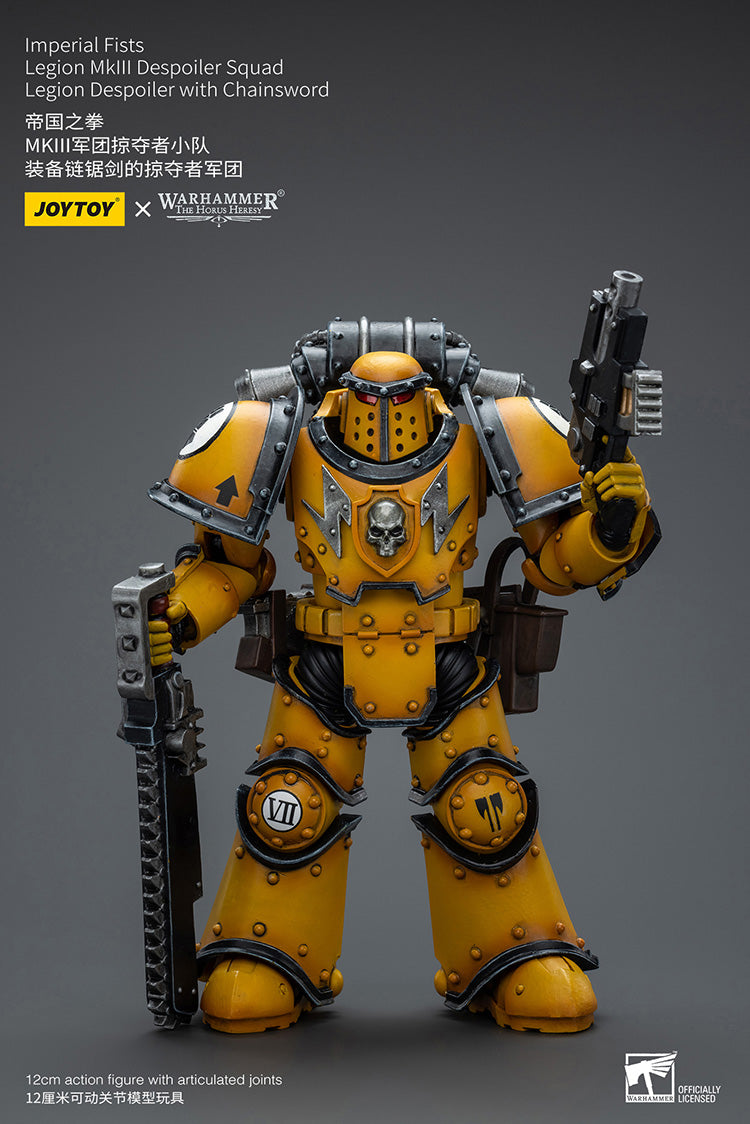 Imperial Fists: Legion MkIII Despoiler Squad - Legion Despoiler with Chainsword