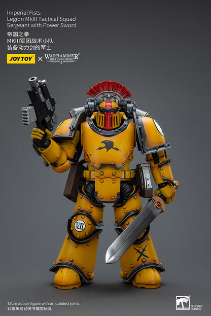 Imperial Fists: Legion MkIII Tactical Squad - Sergeant with Power Sword