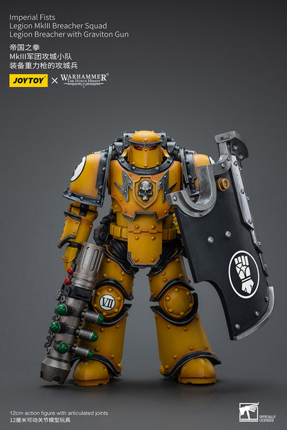 Imperial Fists: Legion MkIII Breacher Squad - Legion Breacher with Graviton Gun