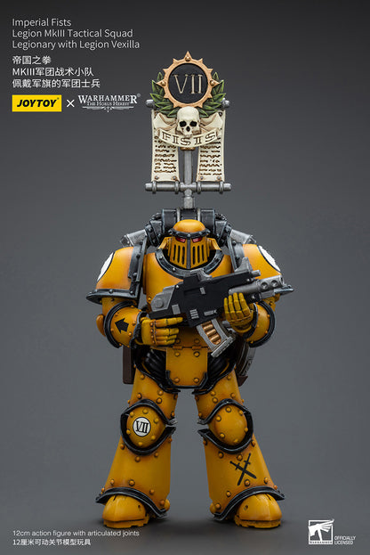 Imperial Fists: Legion MkIII Tactical Squad - Legionary with Legion Vexilla