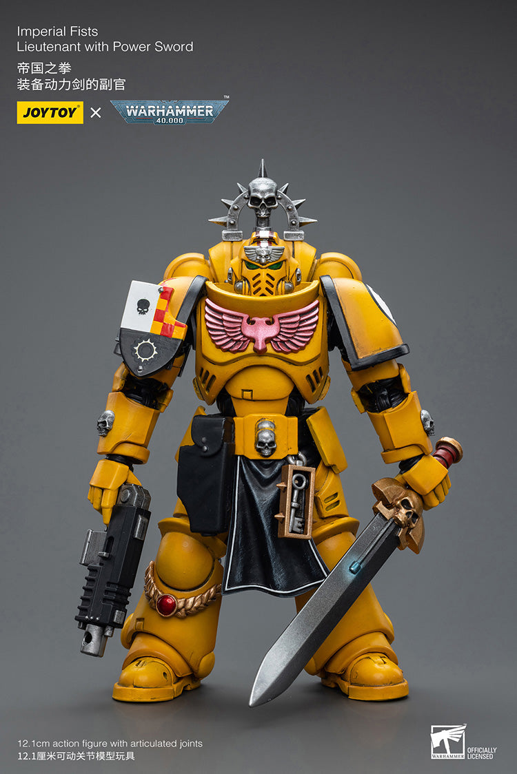 Imperial Fists: Lieutenant with Power Sword