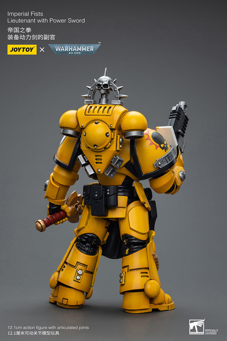 Imperial Fists: Lieutenant with Power Sword