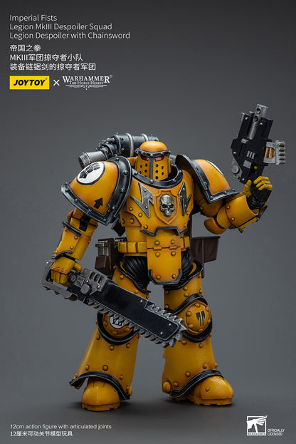 Imperial Fists: Legion MkIII Despoiler Squad - Legion Despoiler with Chainsword