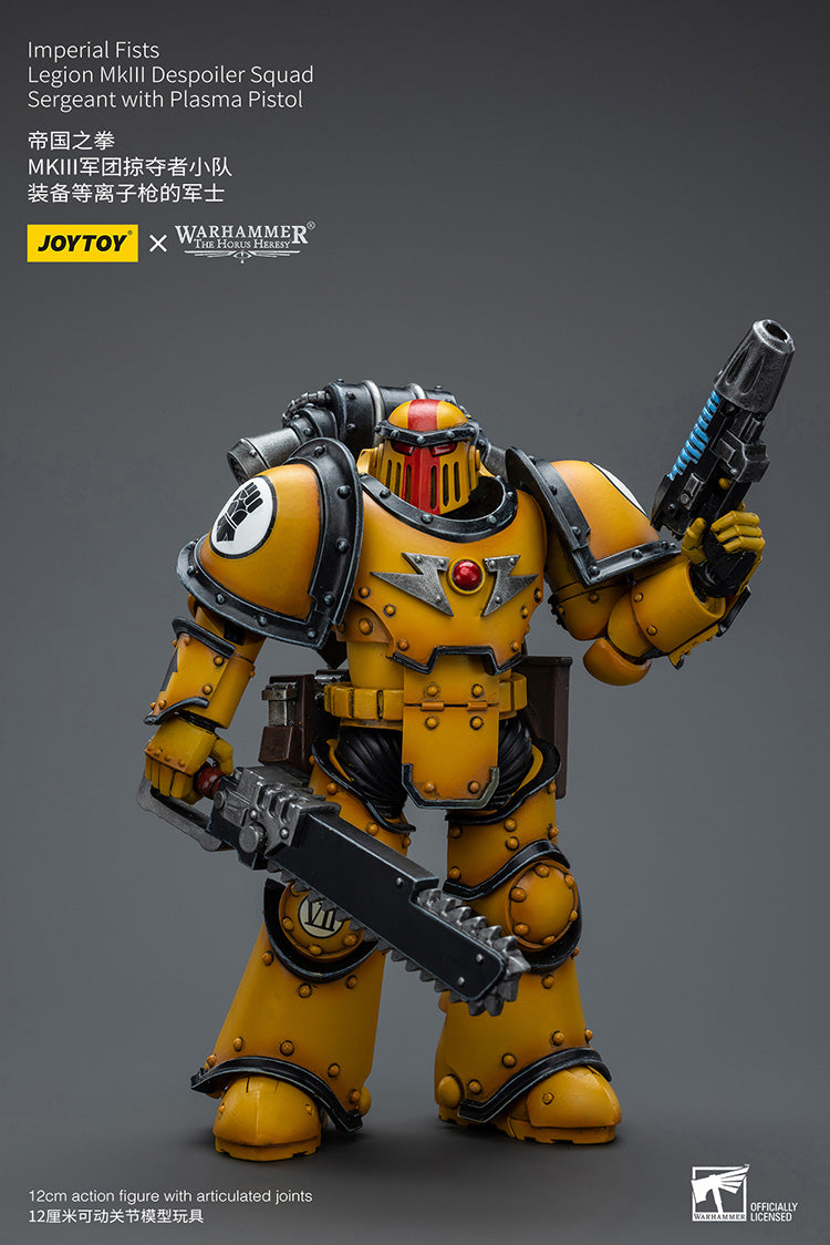 Imperial Fists: Legion MkIII Despoiler Squad - Sergeant with Plasma Pistol