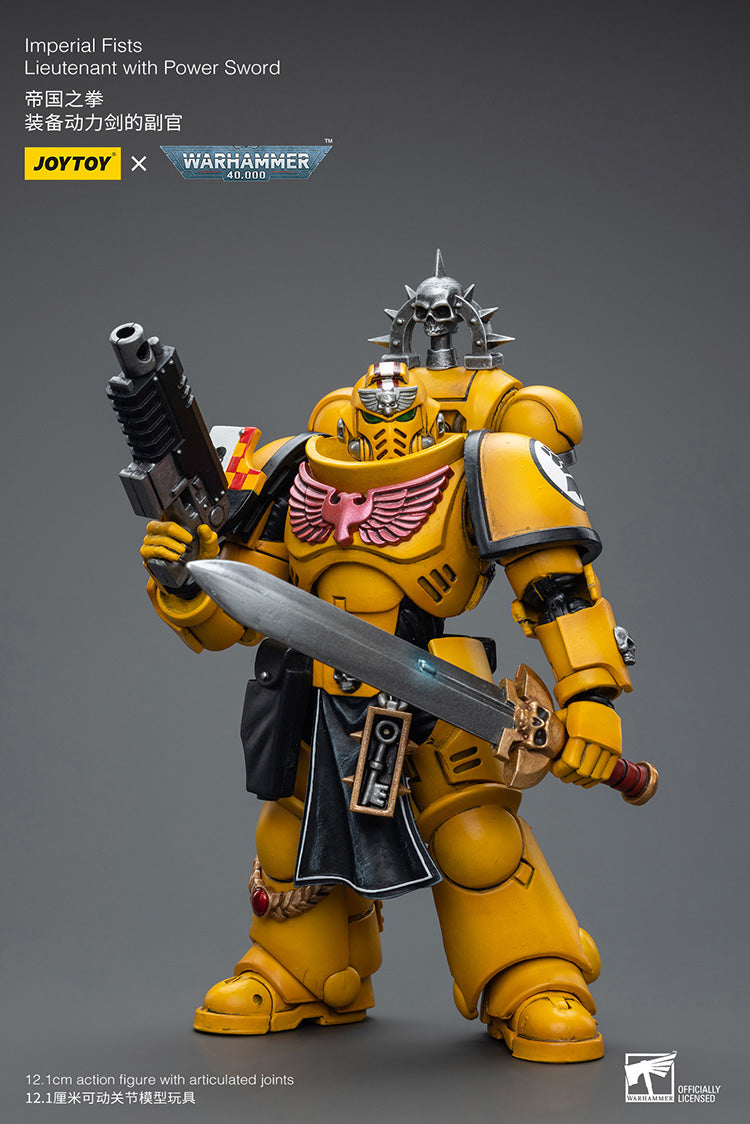 Imperial Fists: Lieutenant with Power Sword