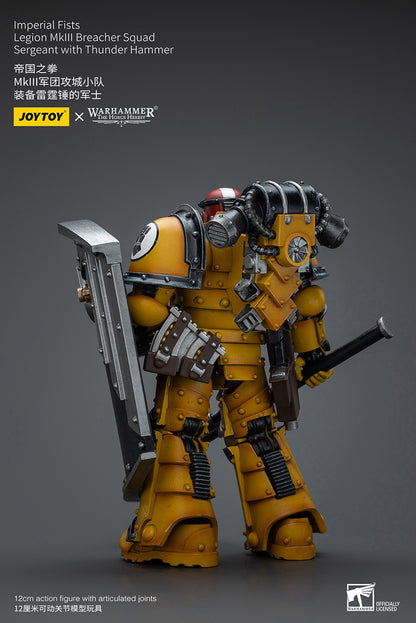 Imperial Fists: Legion MkIII Breacher Squad - Sergeant with Thunder Hammer