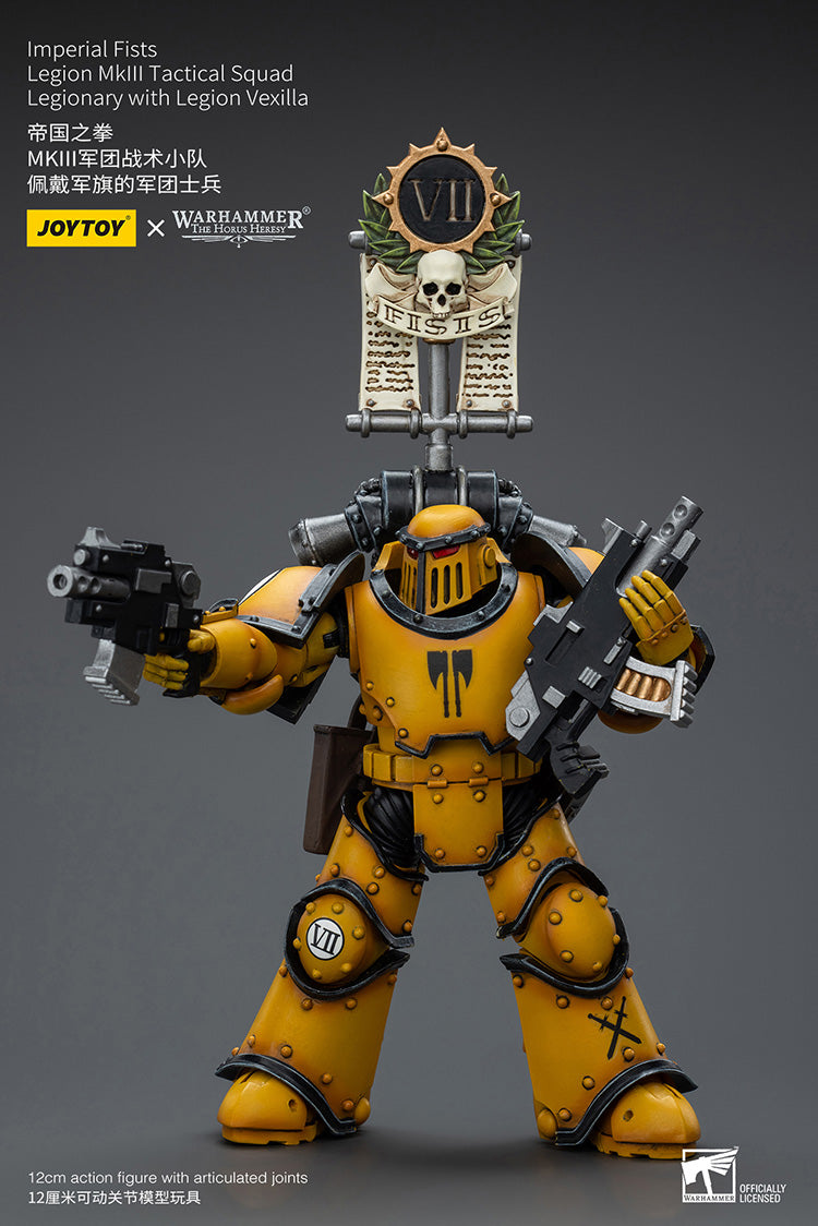 Imperial Fists: Legion MkIII Tactical Squad - Legionary with Legion Vexilla