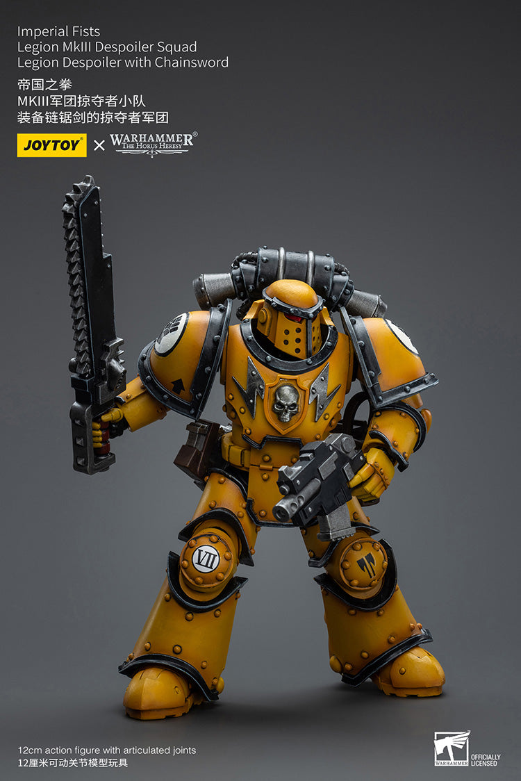 Imperial Fists: Legion MkIII Despoiler Squad - Legion Despoiler with Chainsword