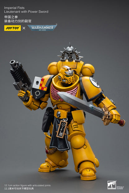 Imperial Fists: Lieutenant with Power Sword