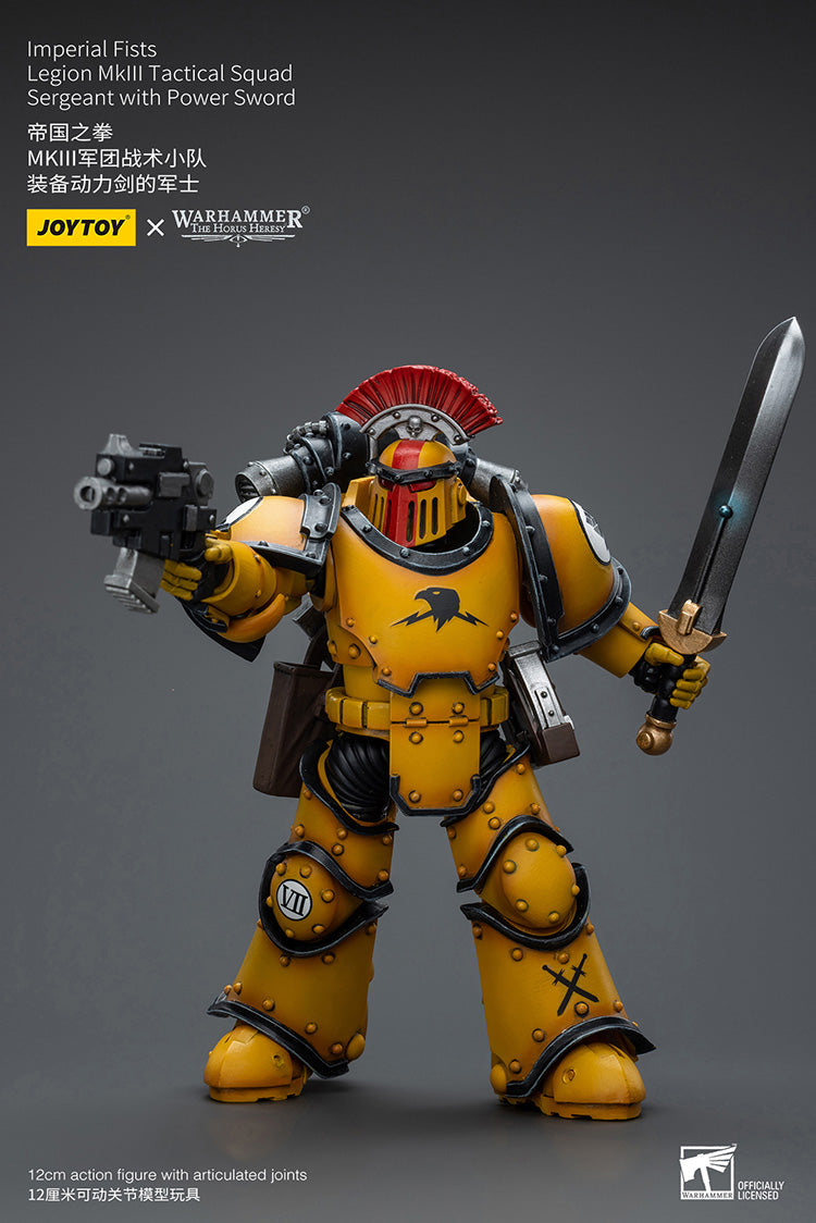 Imperial Fists: Legion MkIII Tactical Squad - Sergeant with Power Sword