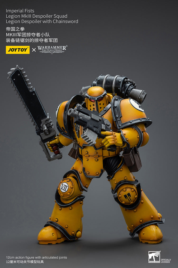 Imperial Fists: Legion MkIII Despoiler Squad - Legion Despoiler with Chainsword