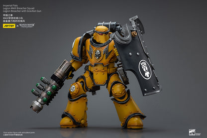 Imperial Fists: Legion MkIII Breacher Squad - Legion Breacher with Graviton Gun