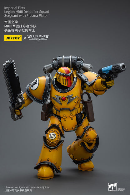 Imperial Fists: Legion MkIII Despoiler Squad - Sergeant with Plasma Pistol