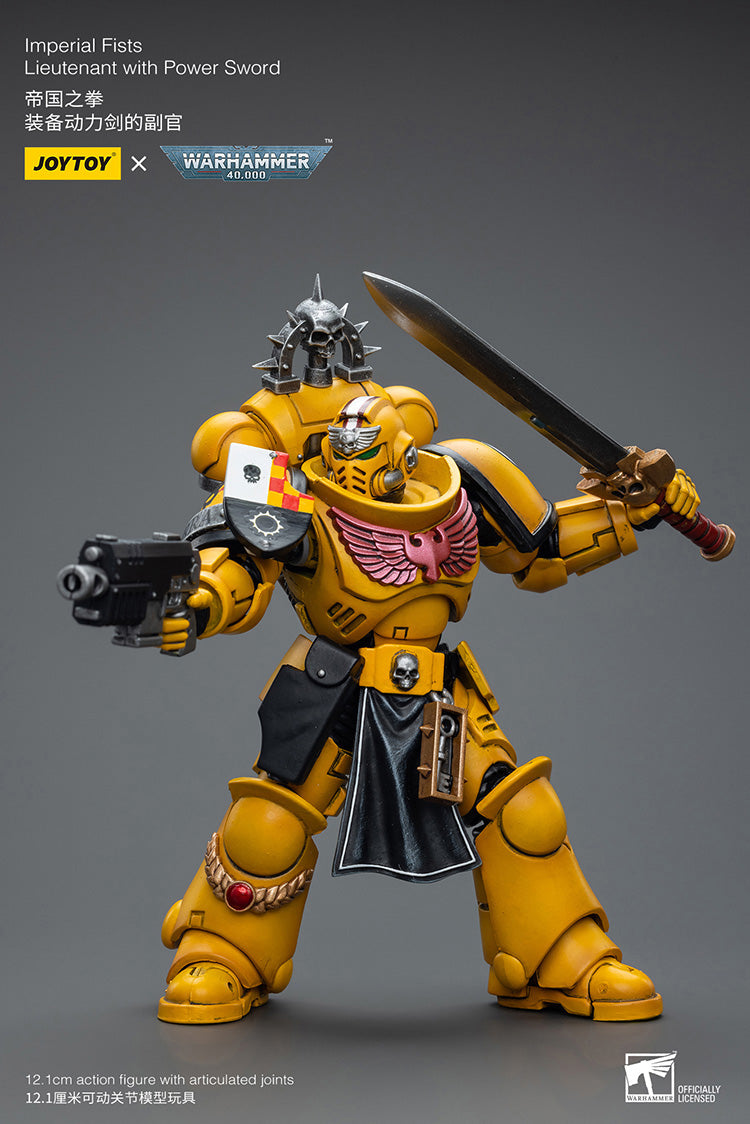 Imperial Fists: Lieutenant with Power Sword