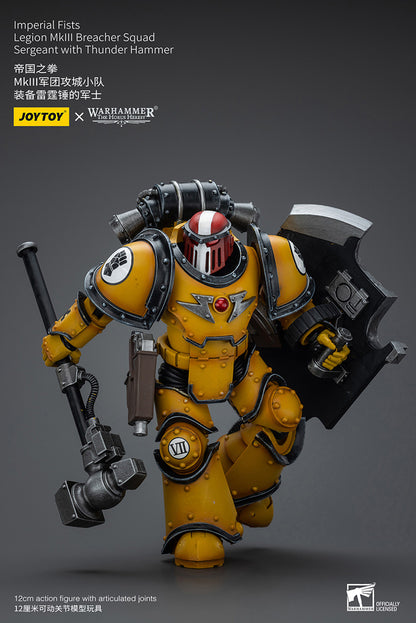 Imperial Fists: Legion MkIII Breacher Squad - Sergeant with Thunder Hammer