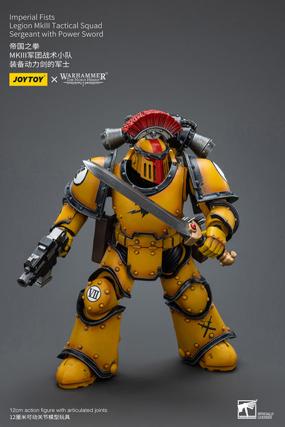 Imperial Fists: Legion MkIII Tactical Squad - Sergeant with Power Sword