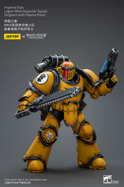 Imperial Fists: Legion MkIII Despoiler Squad - Sergeant with Plasma Pistol