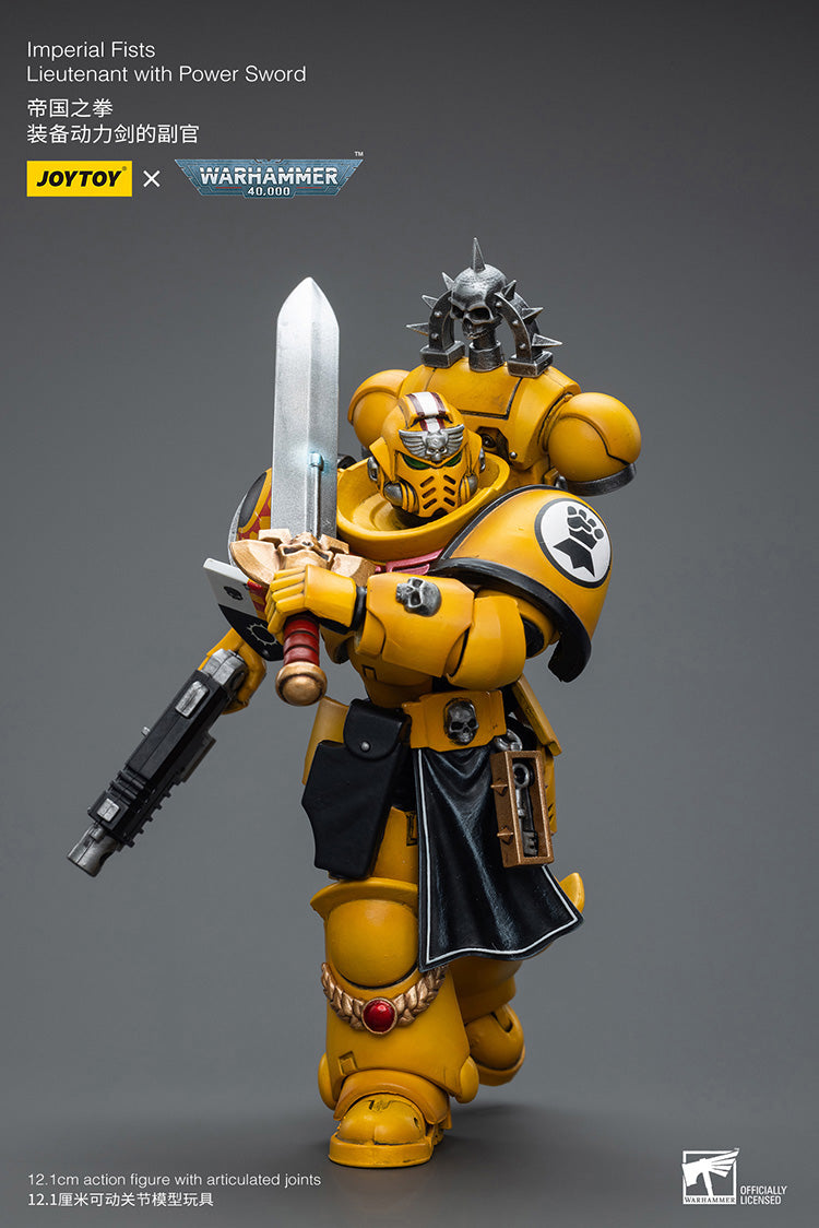 Imperial Fists: Lieutenant with Power Sword