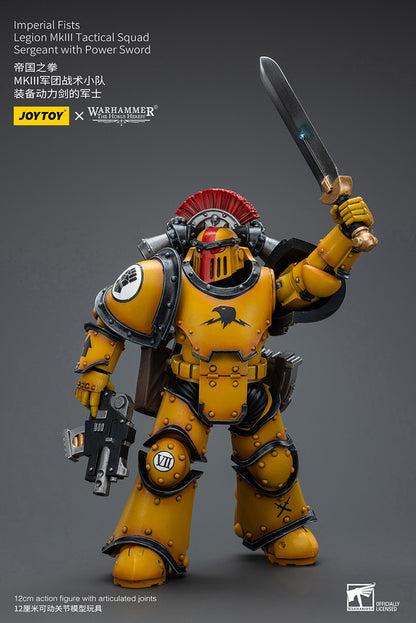 Imperial Fists: Legion MkIII Tactical Squad - Sergeant with Power Sword