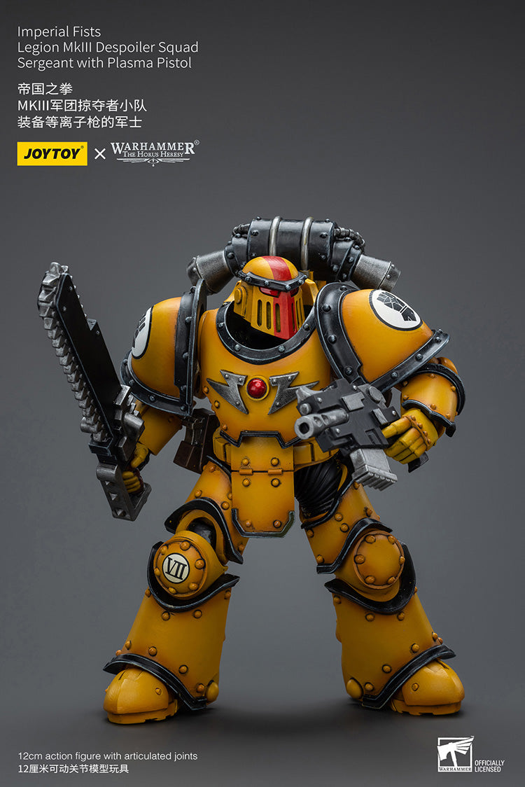 Imperial Fists: Legion MkIII Despoiler Squad - Sergeant with Plasma Pistol