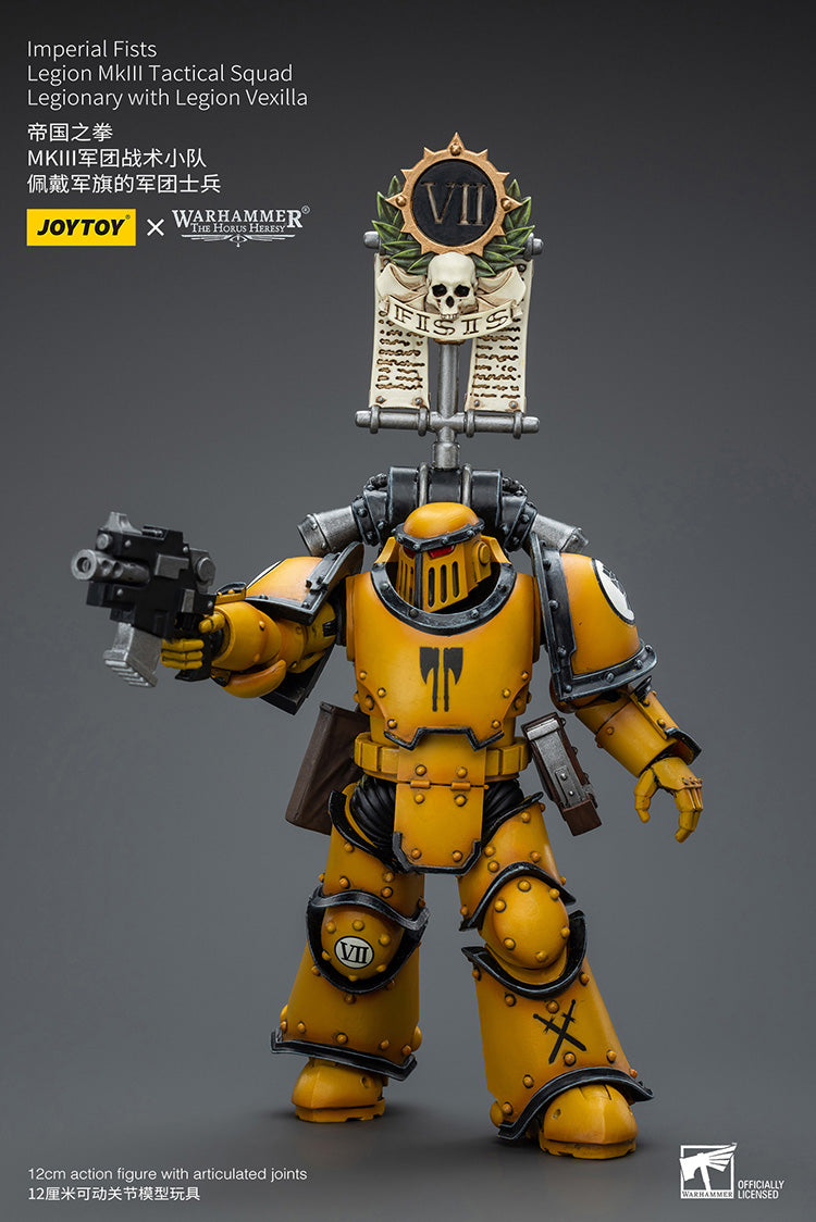 Imperial Fists: Legion MkIII Tactical Squad - Legionary with Legion Vexilla