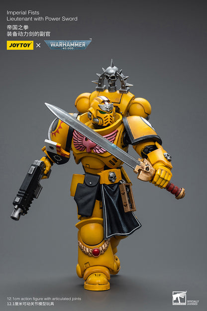 Imperial Fists: Lieutenant with Power Sword