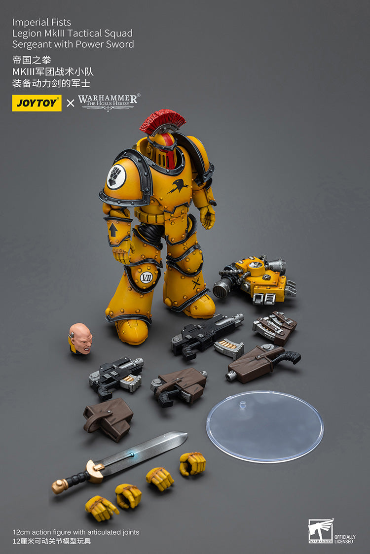 Imperial Fists: Legion MkIII Tactical Squad - Sergeant with Power Sword