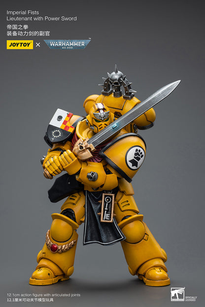 Imperial Fists: Lieutenant with Power Sword