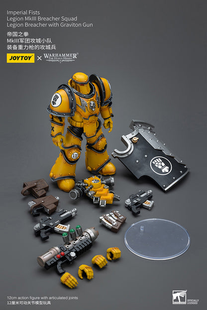 Imperial Fists: Legion MkIII Breacher Squad - Legion Breacher with Graviton Gun