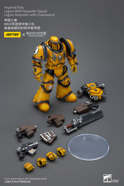 Imperial Fists: Legion MkIII Despoiler Squad - Legion Despoiler with Chainsword