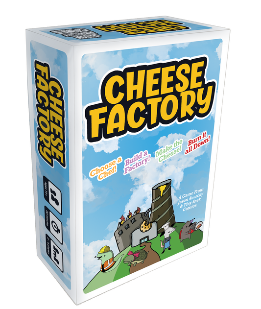 3D Image of Cheese Factory Game Box