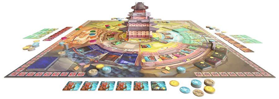 Ryozen Tabula Games Components Set Up