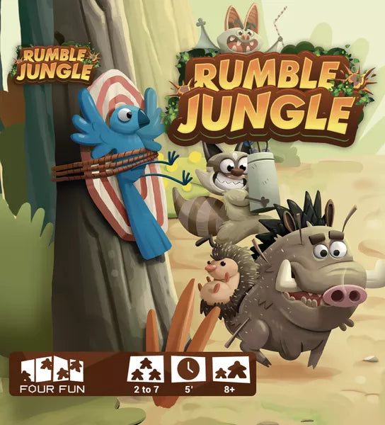 Rumble Jungle Four Fun Games Box Art