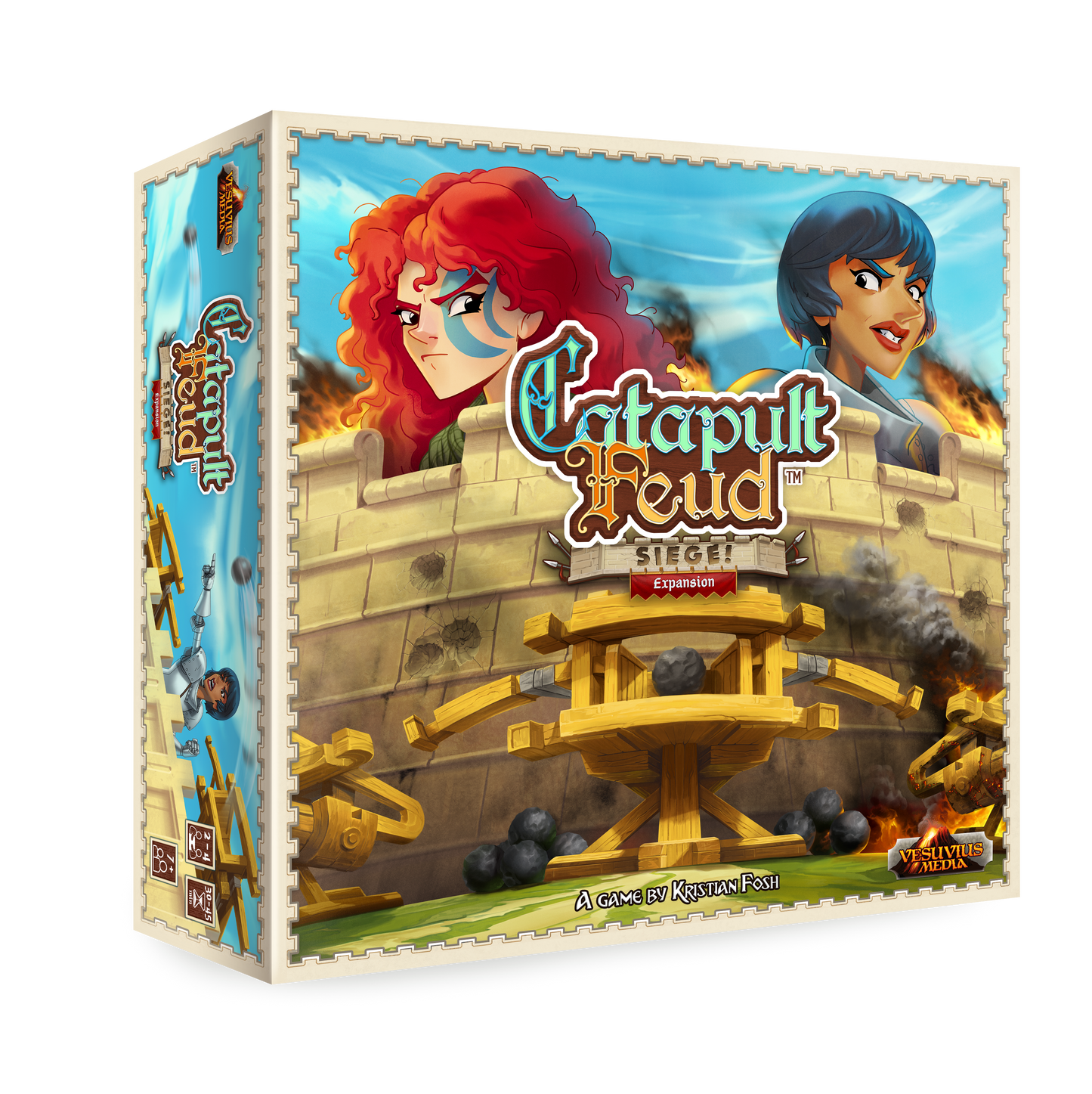 Catapult Feud Siege Expansion 3D Box