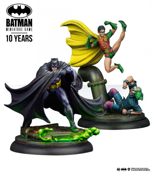 Knights Models Batman Miniature Game Batman and Robin 10th Anniversary